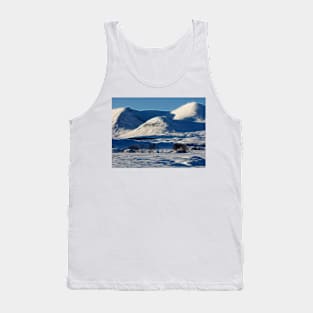 Black Mount neon glow , the Highlands, Scotland Tank Top